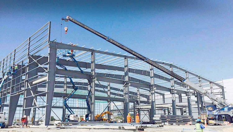 Gia công lắp dựng kết cấu thép tại Bình Định