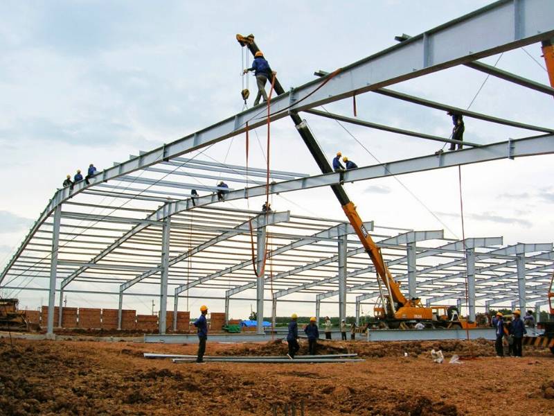 Gia công lắp dựng kết cấu thép tại An Nhơn Bình Định