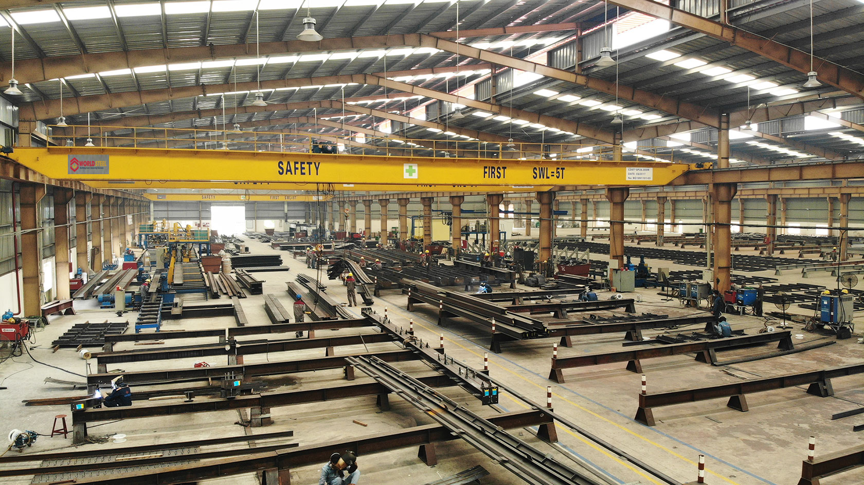 Quy trình gia công kết cấu thép Gia Lai của công ty Thiết bị Xây Dựng miền Trung